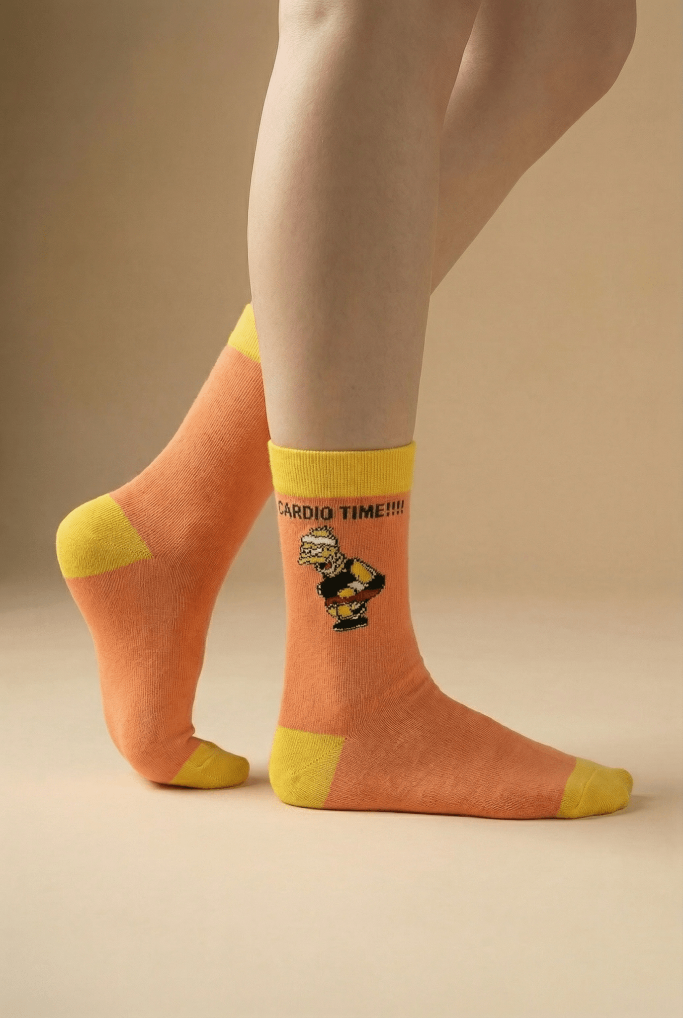 Cardio Time - Comedy Socks